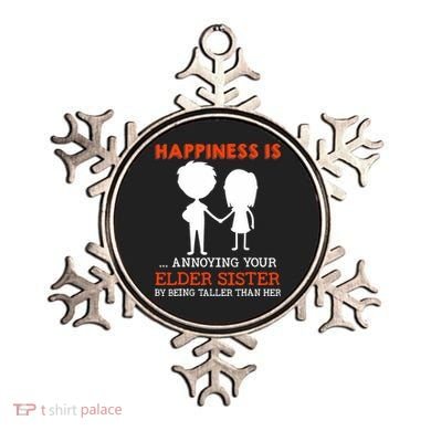 Funny Sibling Little Brother Lil Sister Ornament