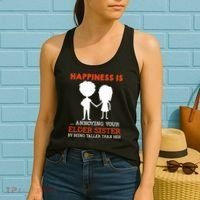 Funny Sibling Little Brother Lil Sister Women's Tank Top thumb 2