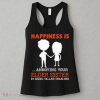 Funny Sibling Little Brother Lil Sister Women's Tank Top thumb 3