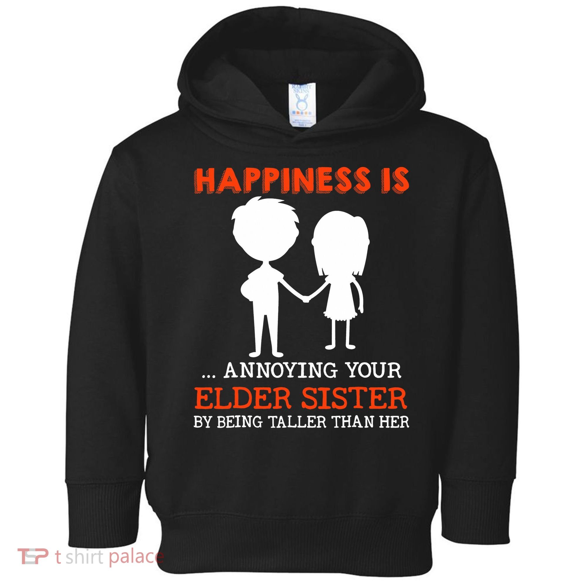 Funny Sibling Little Brother Lil Sister Toddler Hoodie