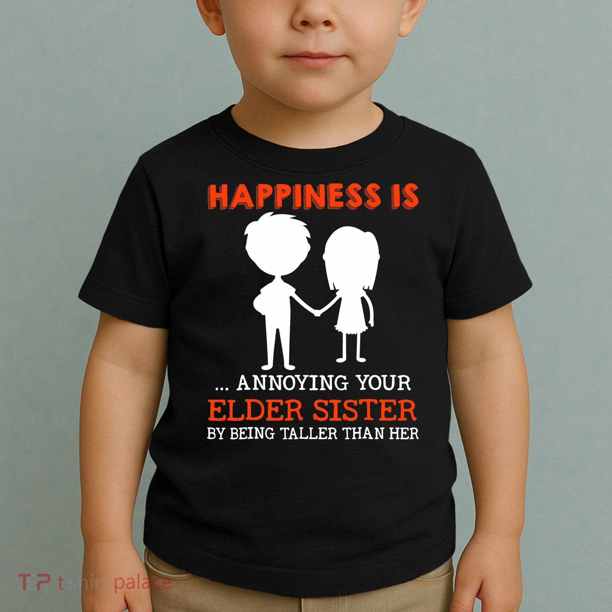 Funny Sibling Little Brother Lil Sister Toddler T-Shirt