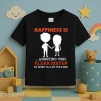 Funny Sibling Little Brother Lil Sister Toddler T-Shirt thumb 3
