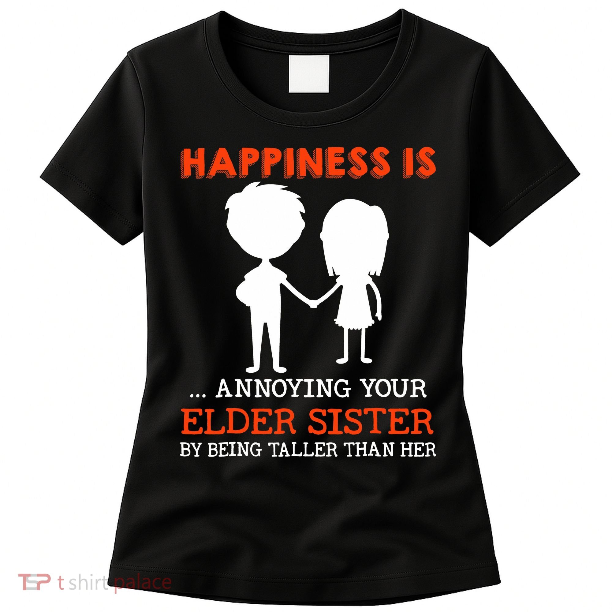 Funny Sibling Little Brother Lil Sister Women's T-Shirt