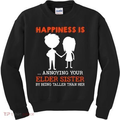 Funny Sibling Little Brother Lil Sister Kids Sweatshirt