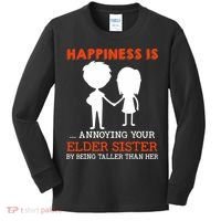 Funny Sibling Little Brother Lil Sister Kids Long Sleeve Shirt thumb 0