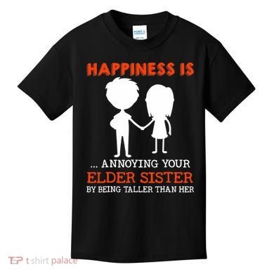 Funny Sibling Little Brother Lil Sister Kids T-Shirt