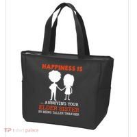 Funny Sibling Little Brother Lil Sister Tote Bag thumb 3