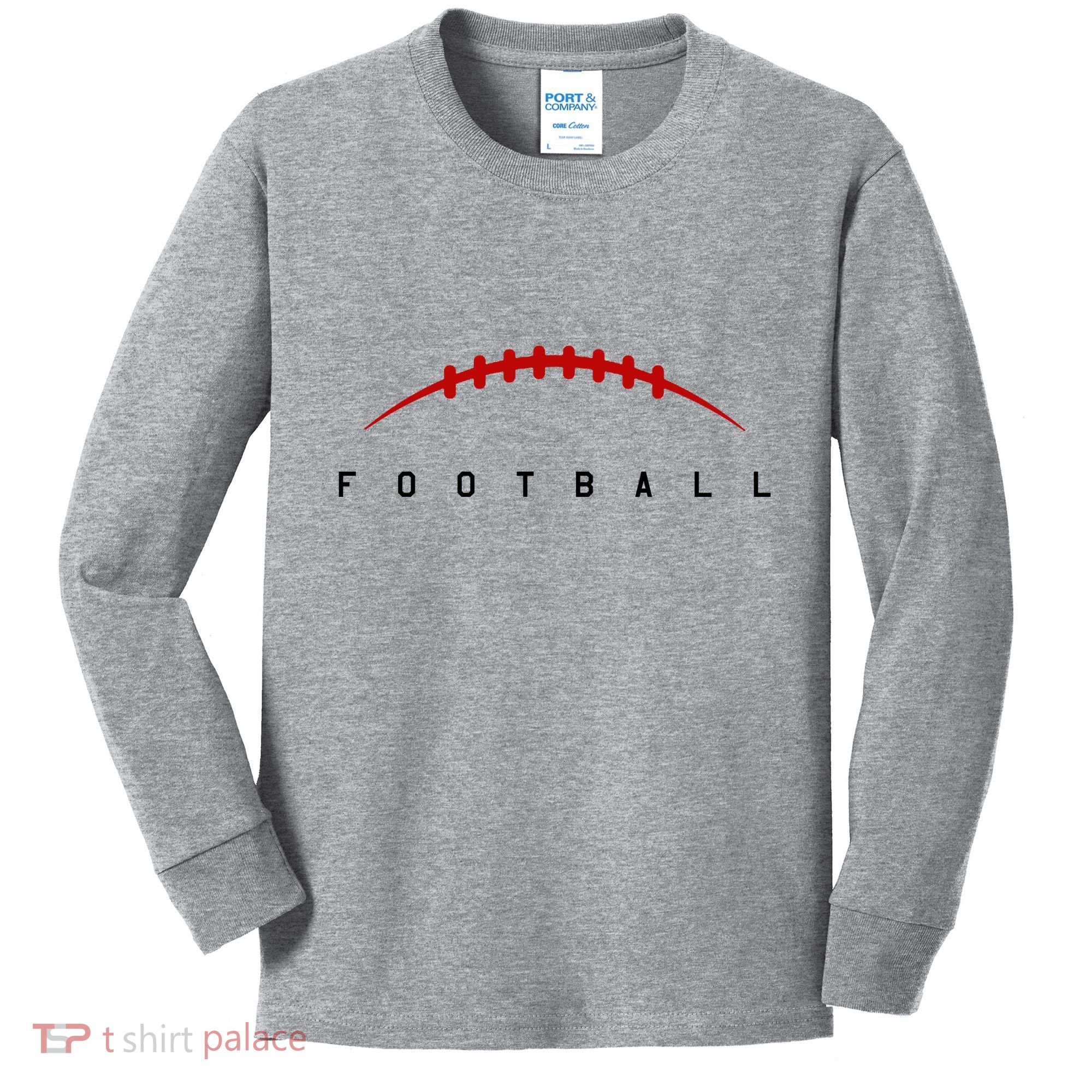 Football Sport Lover Gift Kids Long Sleeve Shirt