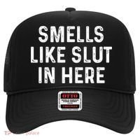 Funny Smells Like Slut In Here Gift Offensive Funny Adult Humor Gift Hat thumb 0
