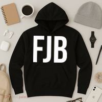 FJB Simple Logo (F!ck Joe Biden) Hoodie thumb 3
