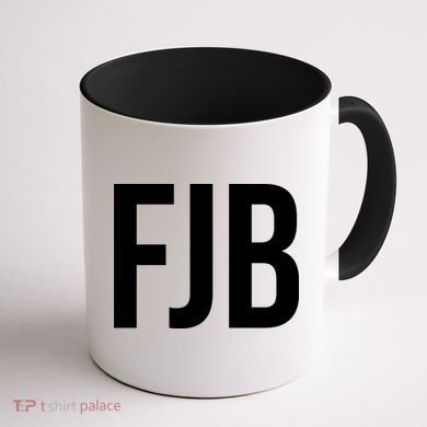 FJB Simple Logo (F!ck Joe Biden) Coffee Mug back
