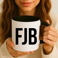 FJB Simple Logo (F!ck Joe Biden) Coffee Mug thumb 3