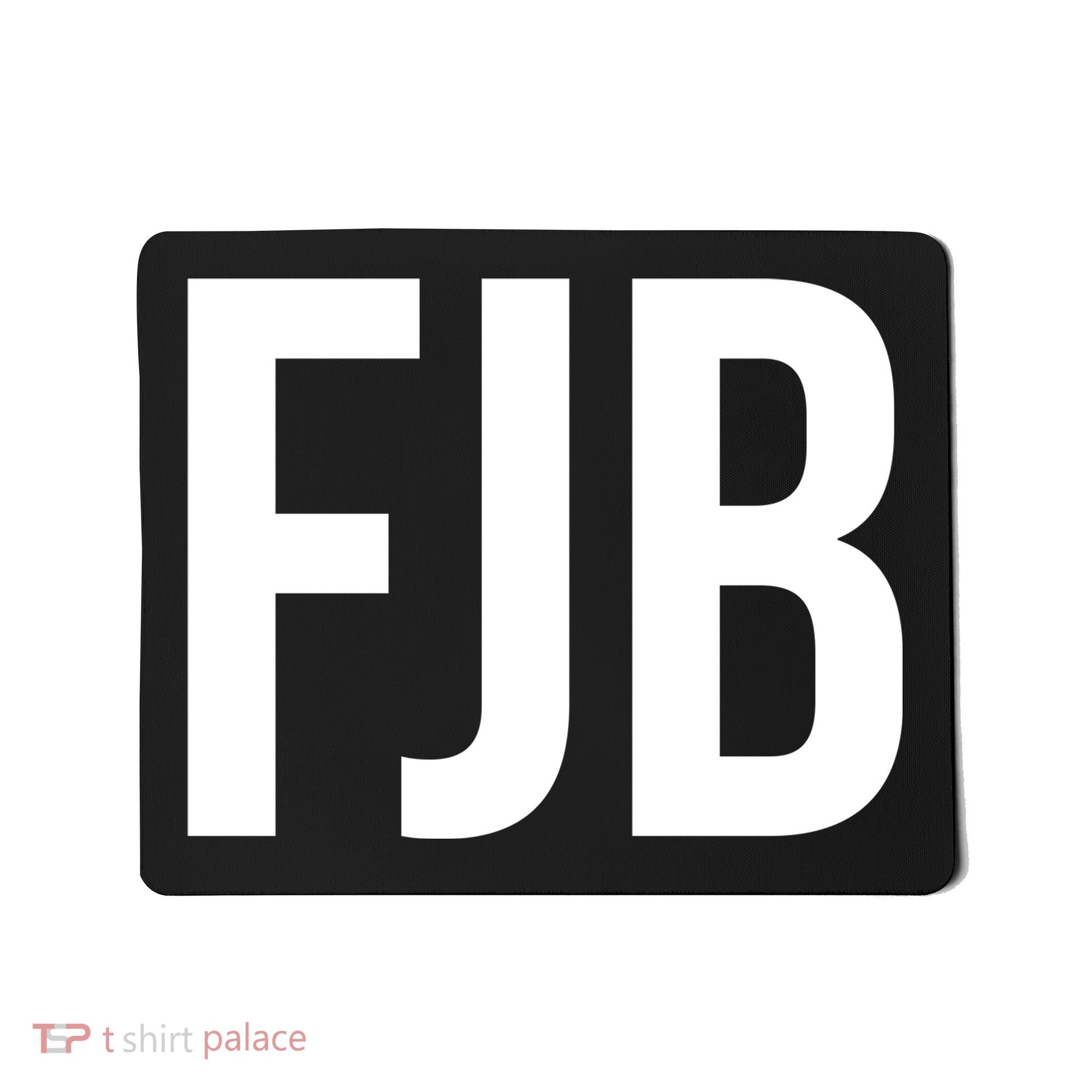 FJB Simple Logo (F!ck Joe Biden) Mousepad