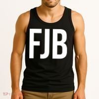 FJB Simple Logo (F!ck Joe Biden) Tank Top thumb 3