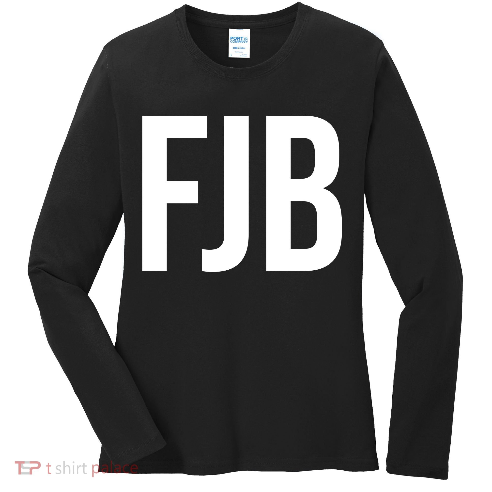 FJB Simple Logo (F!ck Joe Biden) Women's Long Sleeve Shirt