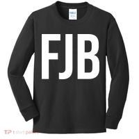 FJB Simple Logo (F!ck Joe Biden) Kids Long Sleeve Shirt thumb 0
