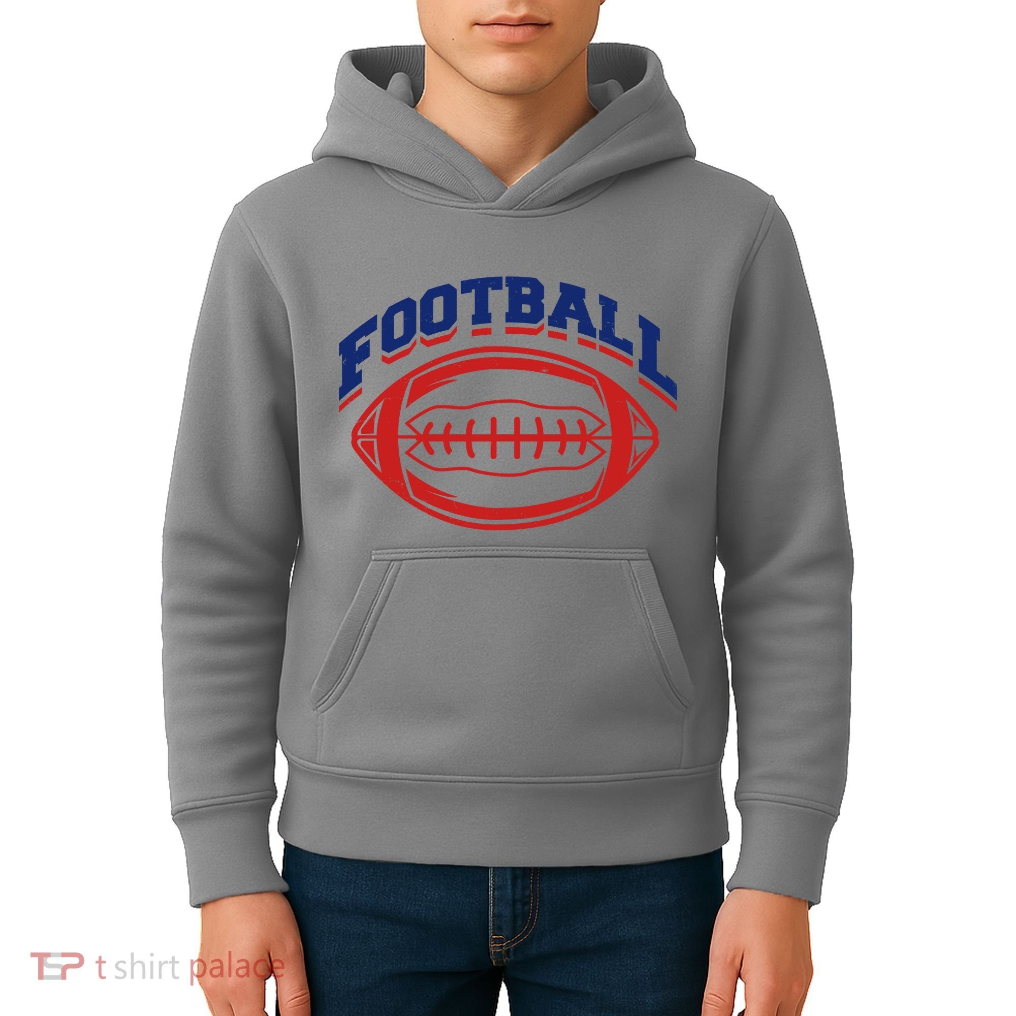Football Sport Lover Gift Kids Hoodie