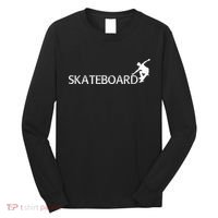 Funny Skateboard Logo Sport Long Sleeve Shirt thumb 0
