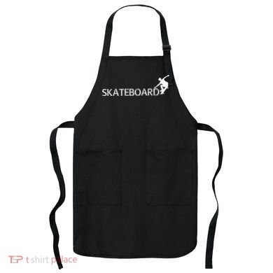 Funny Skateboard Logo Sport Apron