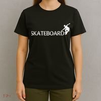 Funny Skateboard Logo Sport T-Shirt thumb 4