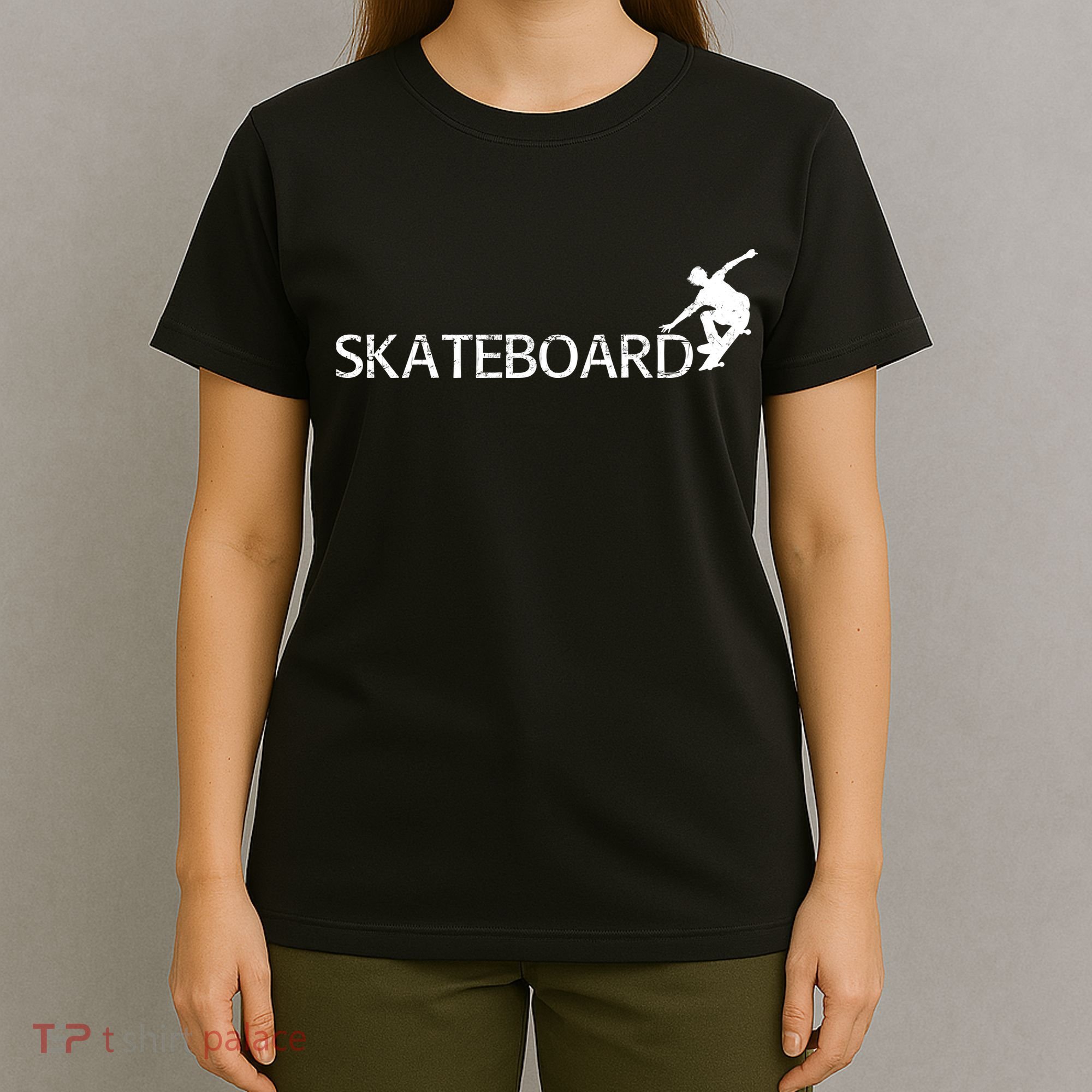 Funny Skateboard Logo Sport T-Shirt