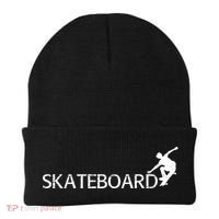 Funny Skateboard Logo Sport Beanie thumb 0