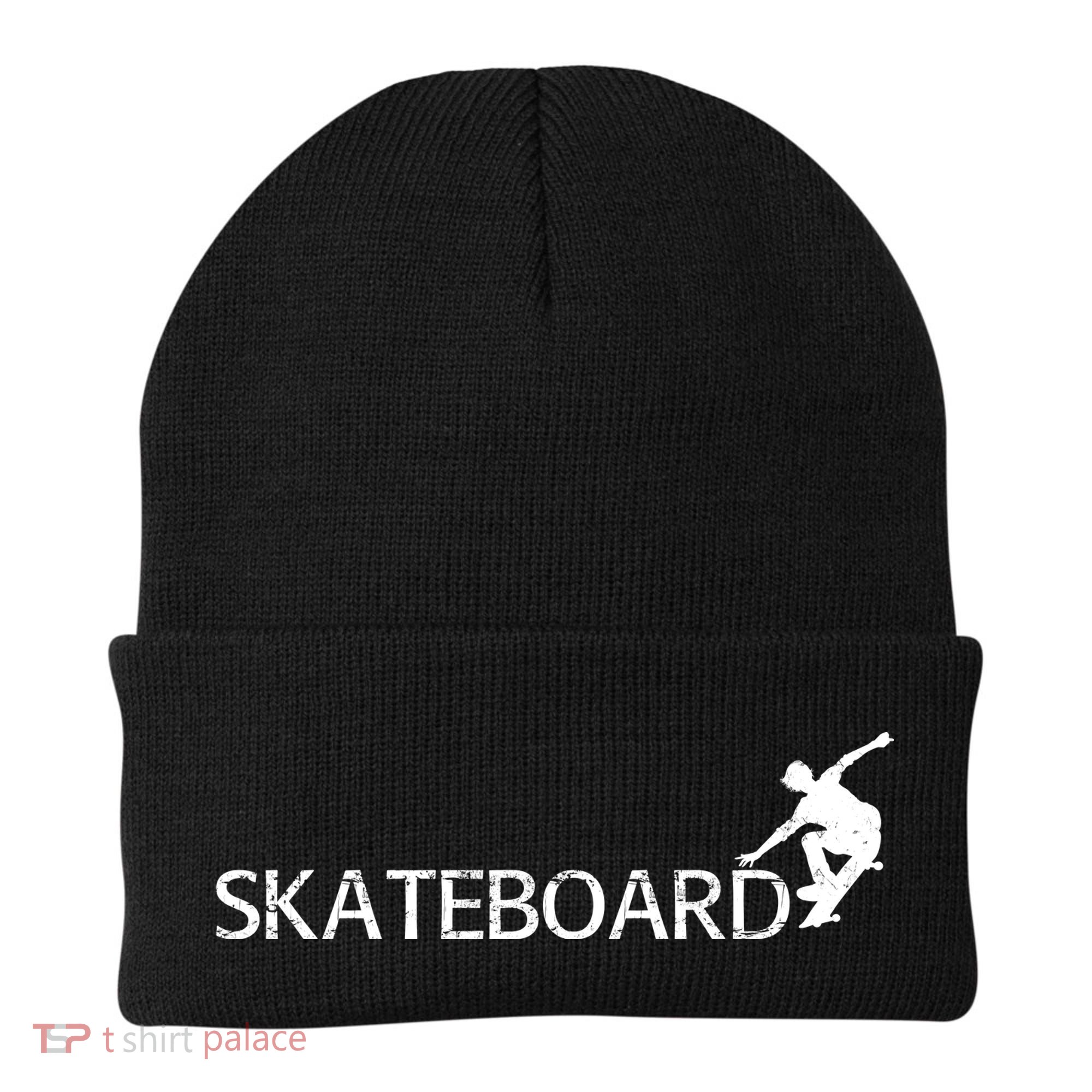 Funny Skateboard Logo Sport Beanie
