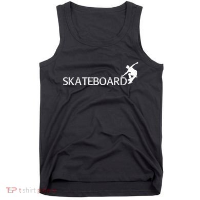 Funny Skateboard Logo Sport Tank Top