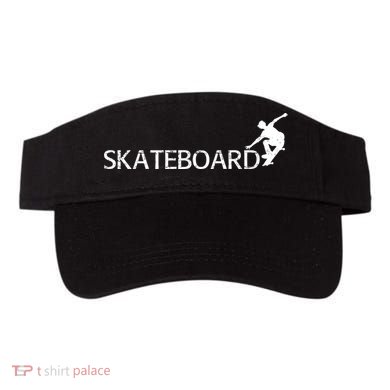 Funny Skateboard Logo Sport Visor