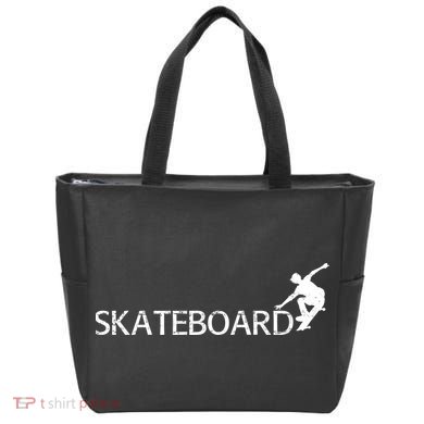 Funny Skateboard Logo Sport Tote Bag
