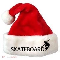 Funny Skateboard Logo Sport Santa Hat thumb 0