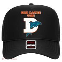 Funny She Loves The D Miami Football Fan Hat thumb 0