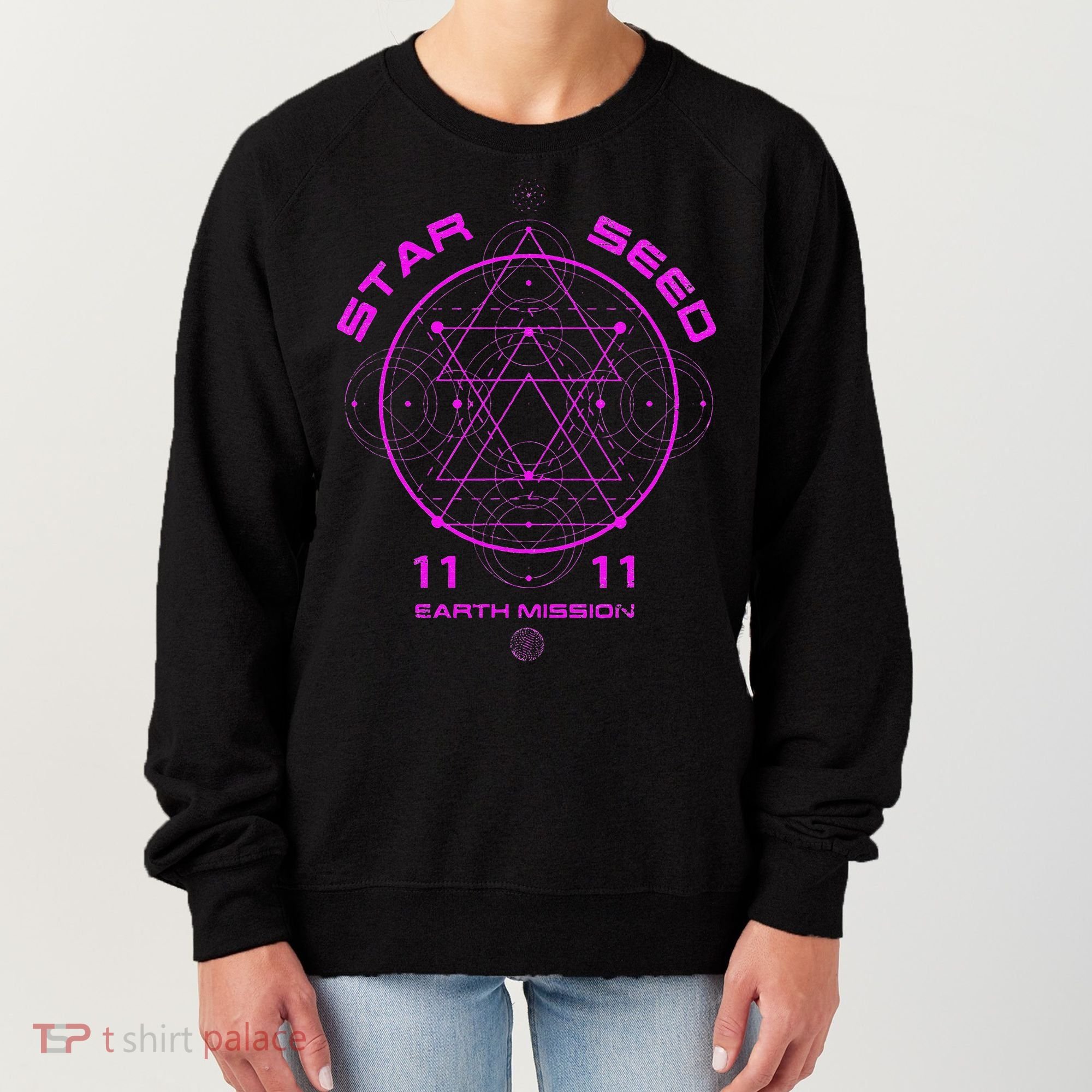 funny Starseed Mission Sacred Geometry Women's Sweatshirt
