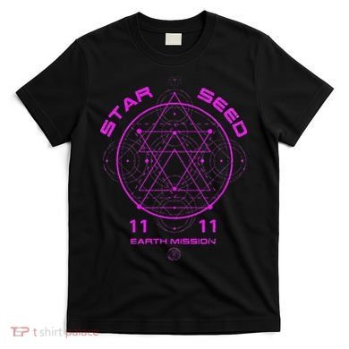 funny Starseed Mission Sacred Geometry T-Shirt