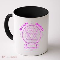 funny Starseed Mission Sacred Geometry Coffee Mug thumb 0