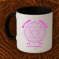 funny Starseed Mission Sacred Geometry Coffee Mug thumb 2