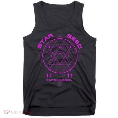 funny Starseed Mission Sacred Geometry Tank Top