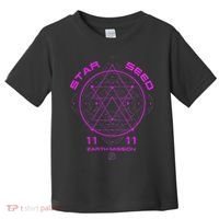 funny Starseed Mission Sacred Geometry Toddler T-Shirt thumb 0