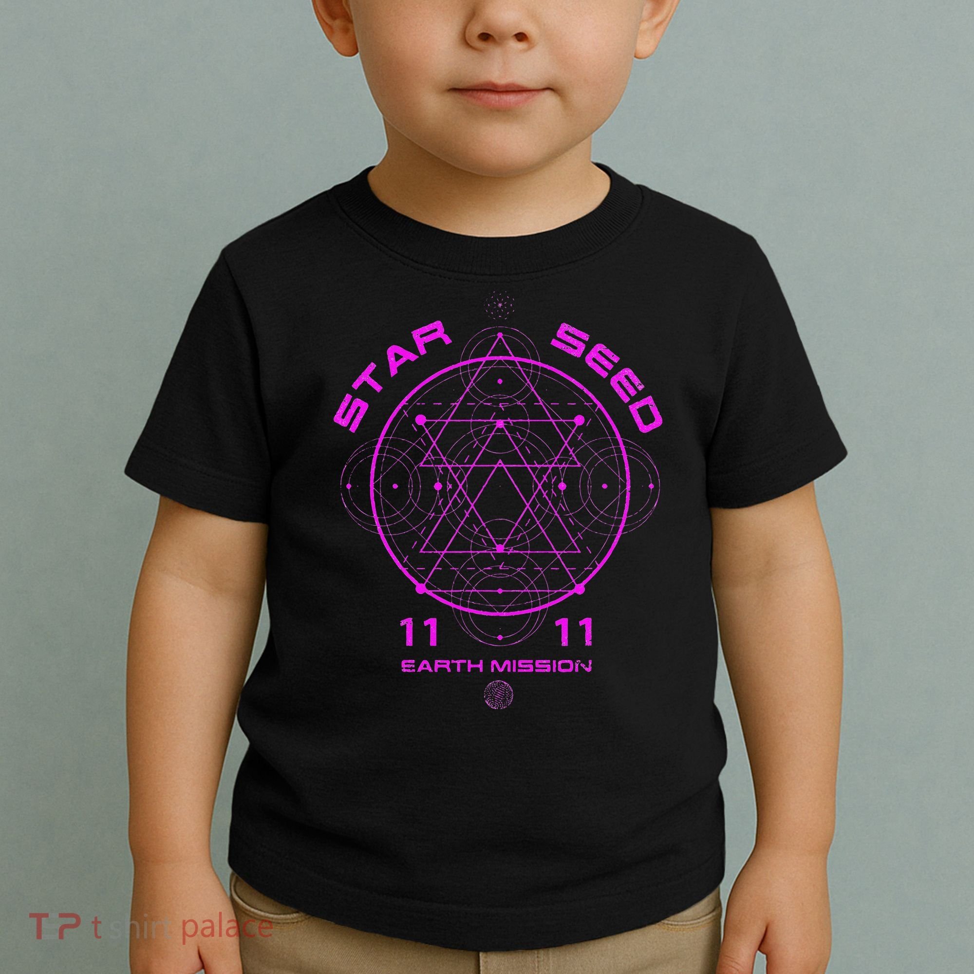 funny Starseed Mission Sacred Geometry Toddler T-Shirt