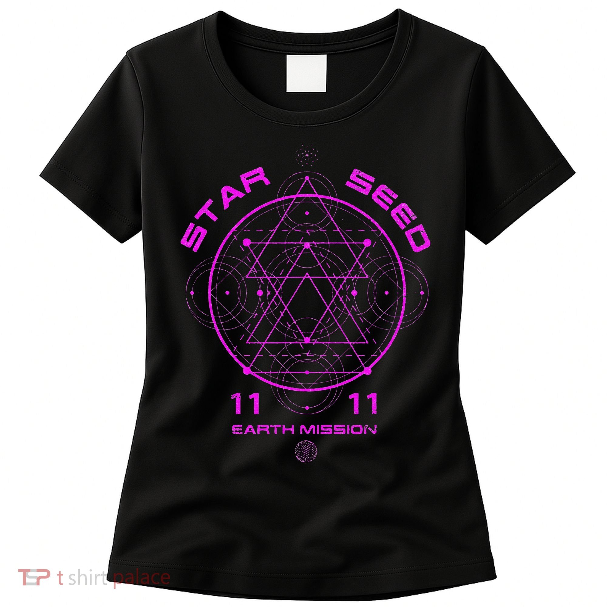 funny Starseed Mission Sacred Geometry Women's T-Shirt