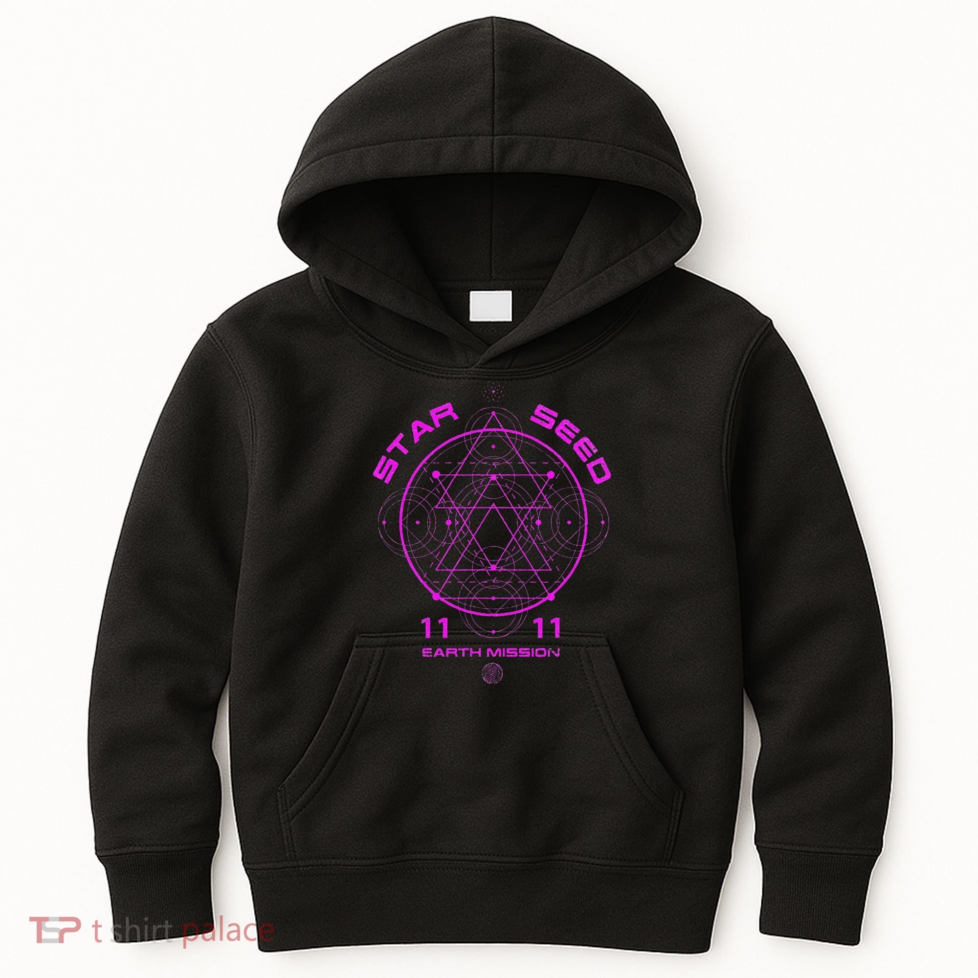 funny Starseed Mission Sacred Geometry Kids Hoodie