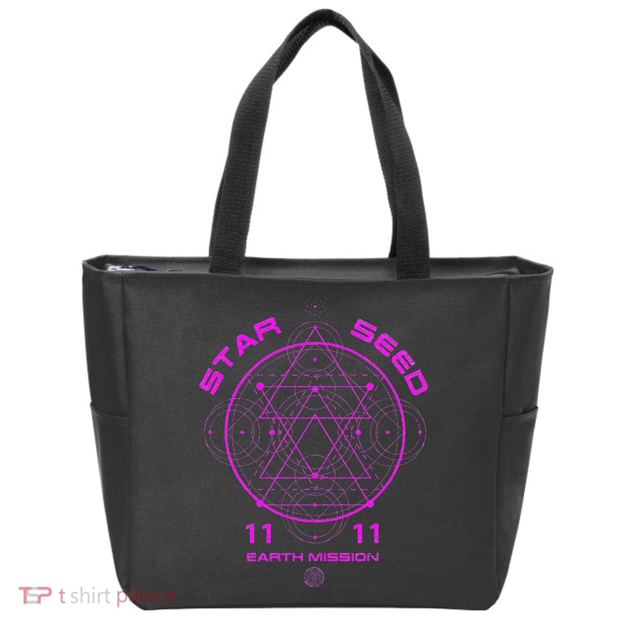 funny Starseed Mission Sacred Geometry Tote Bag