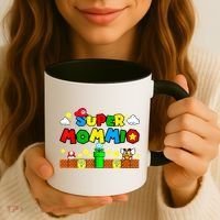Funny Super Mommio Mothers Video Game Lovers Coffee Mug thumb 3