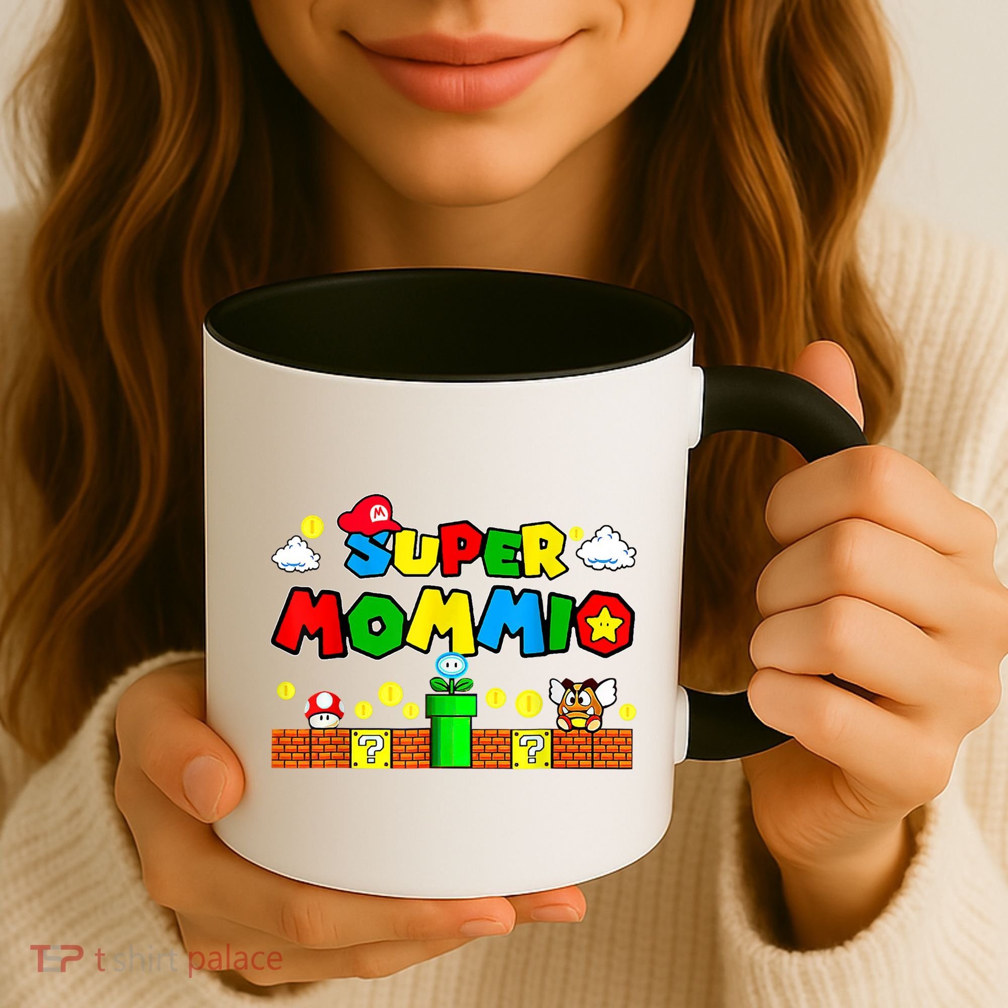 Funny Super Mommio Mothers Video Game Lovers Coffee Mug