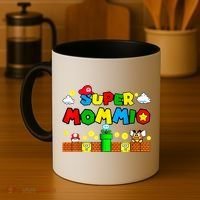 Funny Super Mommio Mothers Video Game Lovers Coffee Mug thumb 4