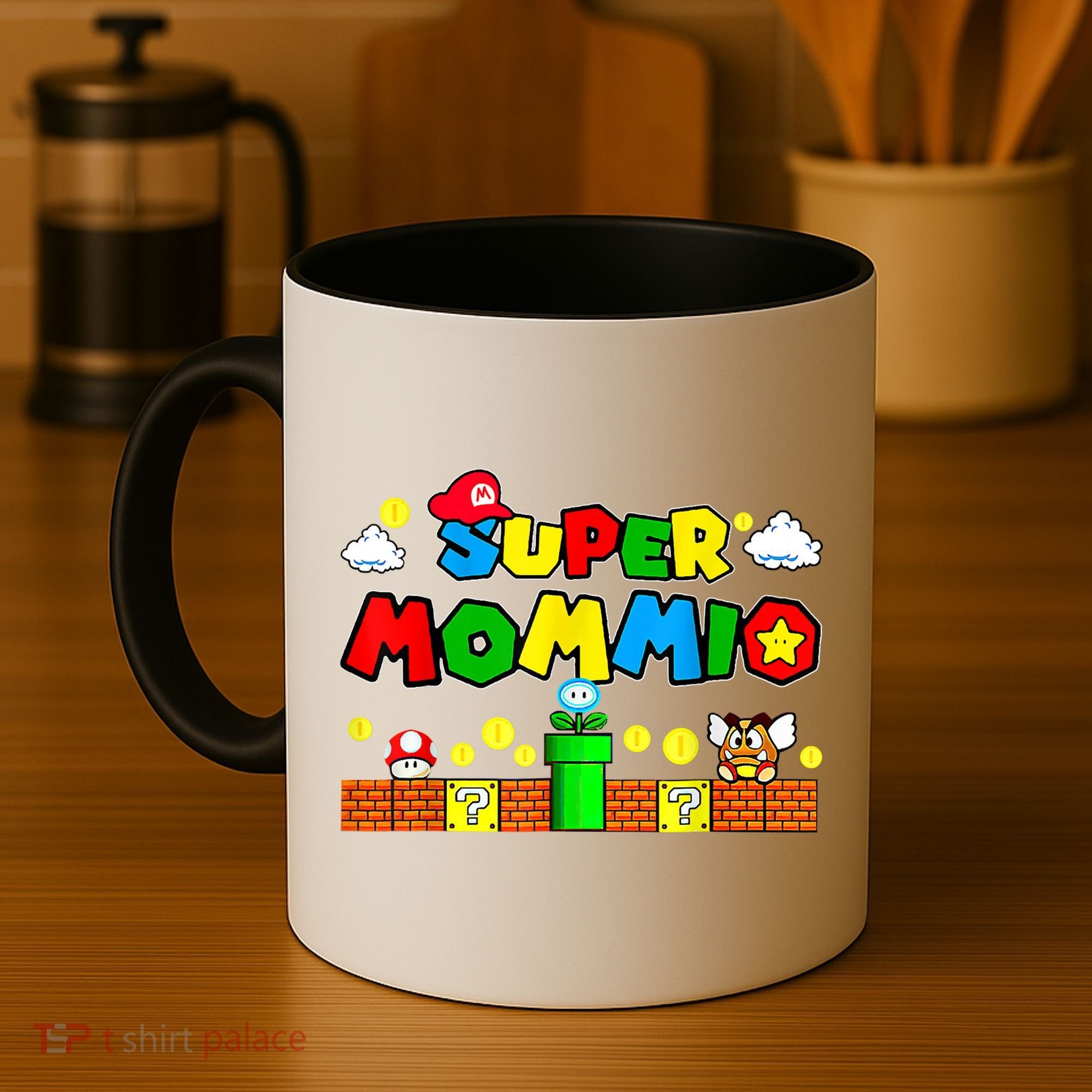 Funny Super Mommio Mothers Video Game Lovers Coffee Mug
