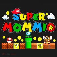 Funny Super Mommio Mothers Video Game Lovers Ornament thumb 1
