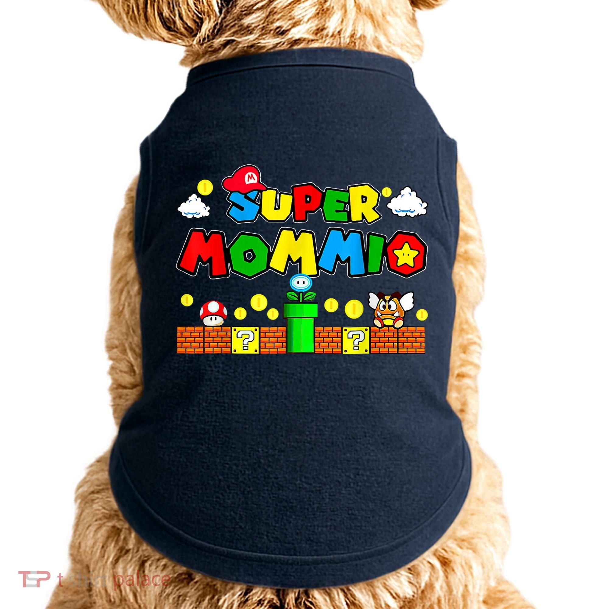Funny Super Mommio Mothers Video Game Lovers Doggie Tank
