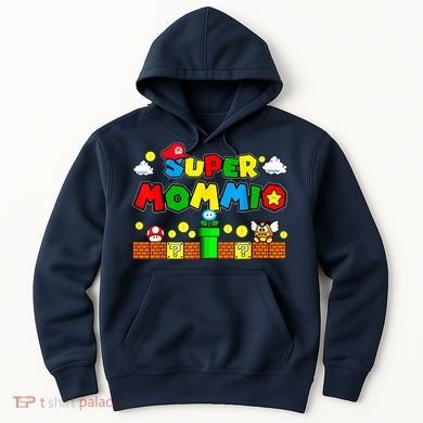Funny Super Mommio Mothers Video Game Lovers Hoodie