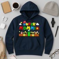 Funny Super Mommio Mothers Video Game Lovers Hoodie thumb 3